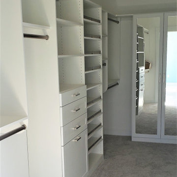 Master Walk-In Closet with Full length Mirror Door