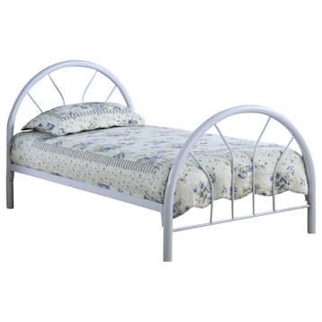 Coaster Youth Twin Panel Bed in White