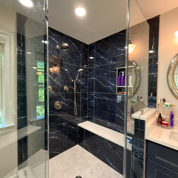 Modern European-Inspired Master Bathroom Remodel in Falls Church, VA