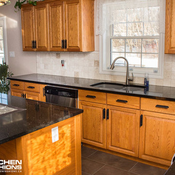 Black Granite Kitchen Facelift