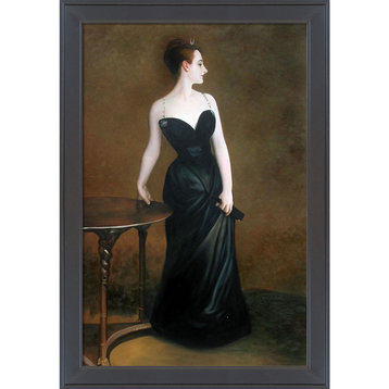 La Pastiche Portrait of Madame X with Gallery Black, 28" x 40"