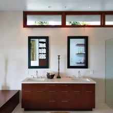dark wood trim