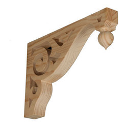 Legacy Artisan Victorian Bracket With Finial - Brackets