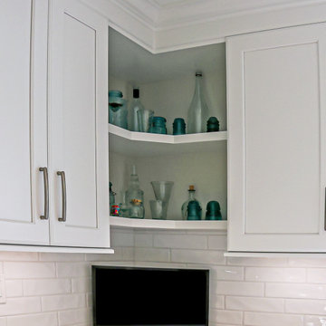 Greenfield Cabinetry White Kitchen, Office Area and Pantry Storage