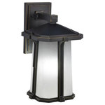 Dale Tiffany - Dale Tiffany SPW17052 Impressa, 1 Light Outdoor Wall Sconce - The clean lines and tranquil style of our OutdoorImpressa 1 Light Out Black Gold Art Glass *UL Approved: YES Energy Star Qualified: n/a ADA Certified: n/a  *Number of Lights: 1-*Wattage:100w E26 Medium Base bulb(s) *Bulb Included:No *Bulb Type:E26 Medium Base *Finish Type:Black Gold