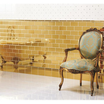 Half Field Gold Tile