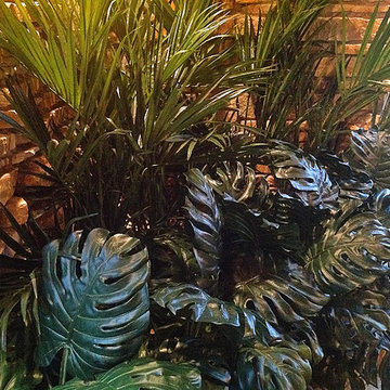 Indoor Pool Room - Permanent Botanicals for poolside bliss