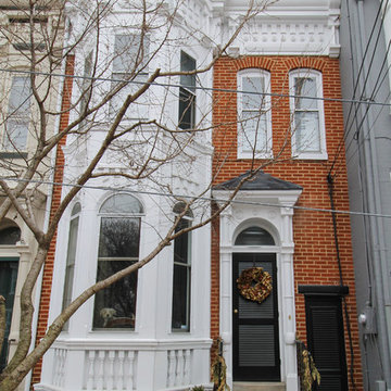 Hallie and Mark Burrier's rowhouse, Frederick, MD