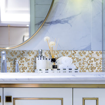 Hand-Carved Marble Border- Nora