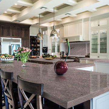 California Brown Granite Kitchen