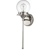 Savoy House Downing 1-Light Sconce, Polished Nickel