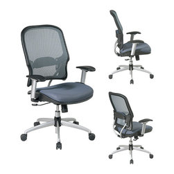 Executive Office Chair with Blue Mist Matrex - Office Chairs