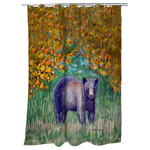 Cold Cozy Bears Shower Curtain - Rustic - Shower Curtains - by Laural Home  | Houzz