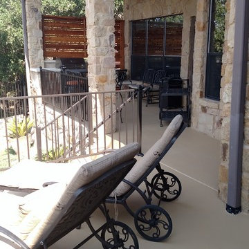 Austin Patio and Outdoor Kitchen Overlooking the Colorado River
