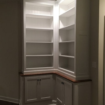 Built-In Base Cabinet and Shelving Units