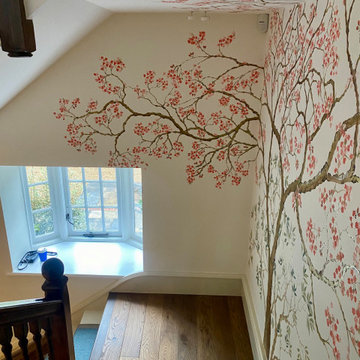 Chinoiserie cherry tree private commission
