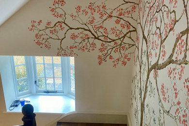Chinoiserie cherry tree private commission