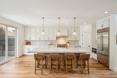 Kitchen - transitional kitchen idea in Other