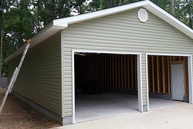 Inspiration for a timeless garage remodel in Baltimore
