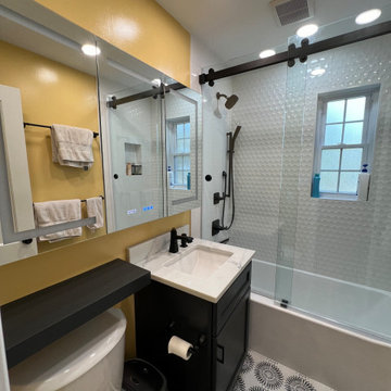 Transitional Guest Bathroom Remodel in Arlington, VA