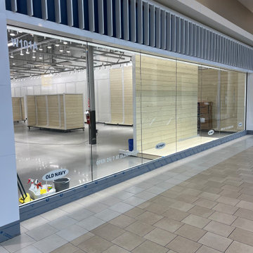 Modern Retail Glass Storefront – Old Navy