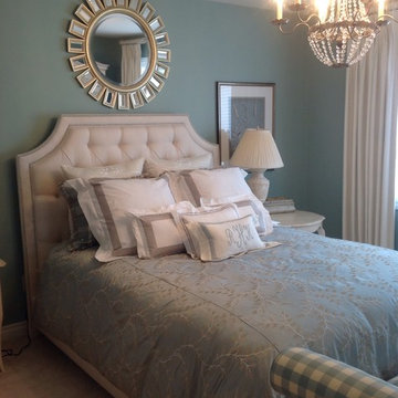 Blue/Cream Master Bedroom