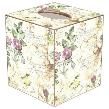 TB710 - French Watercolor Tissue Box Cover
