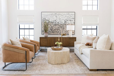 Living room - transitional living room idea in Phoenix