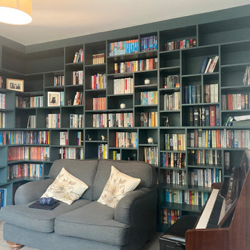 Unique Alcove Shelving