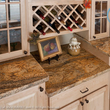 Golden Shadow S Granite Kitchen Countertops