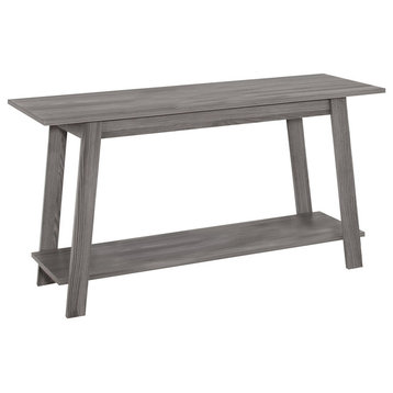 Tv Stand 42 Inch Console Living Room Bedroom Laminate Grey