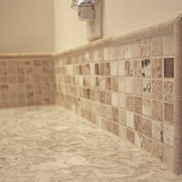 Sleek vanity counter top