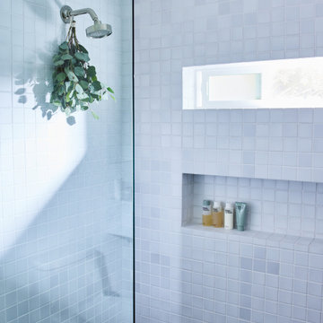 Modern Mosaic Guest House Shower