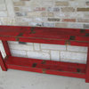 Farmhouse Sofa Table, Red