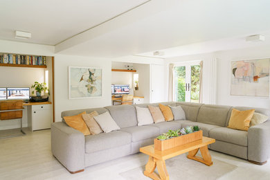 This is an example of a contemporary home office in Other.