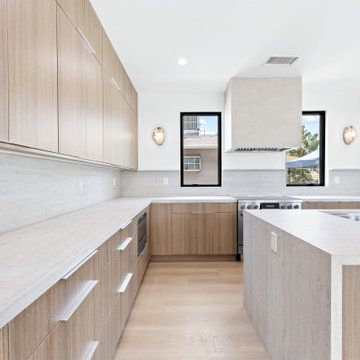 Custom Modern New Construction Home with Mid-Century Rooflines