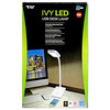 IVY20-40BK Ivy LED Desk Lamp with USB Port for Home Office