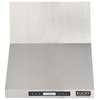 Kucht Professional 35.5" Stainless Steel Wall Mounted Range Hood in Silver