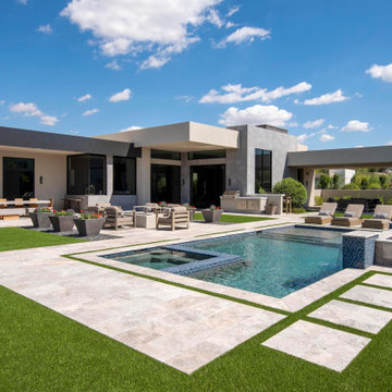 Above and Beyond - Rear Exterior + Pool