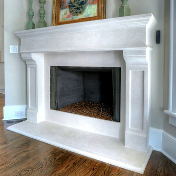 Stone Fireplace Mantels