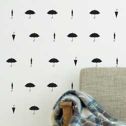 Umbrella Pattern Decals - Wall Decals