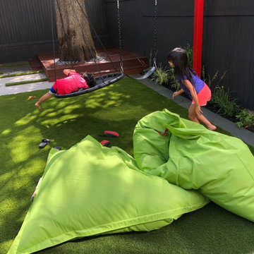 Kids Garden in a Shady Backyard