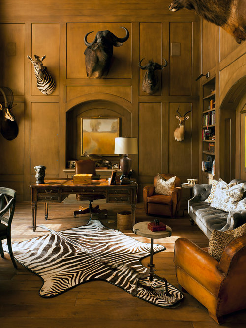 Wood Panel Office Houzz