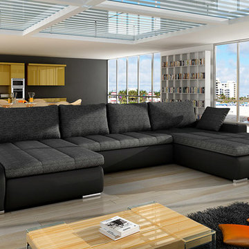 European sectional sleeper sofa SIMONE