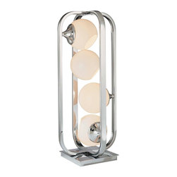 George Kovacs Contemporary Chrome Table Lamp - Table Lamps