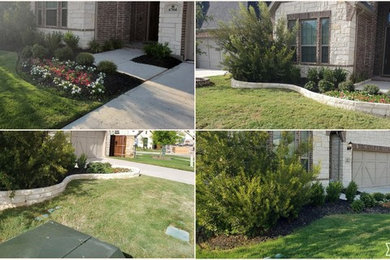 Inspiration for a mid-sized mediterranean landscaping in Dallas.