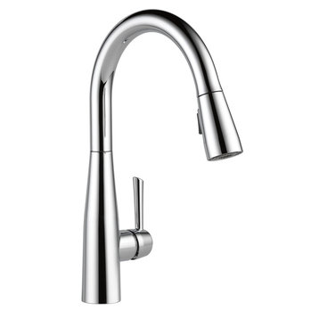 Delta Essa Single Handle Pull-Down Kitchen Faucet, Chrome, 9113-DST