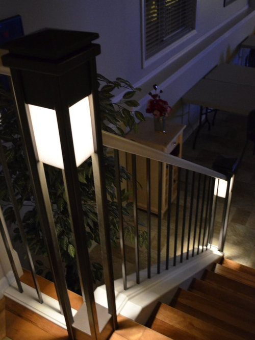 Newel Post Lighting Houzz