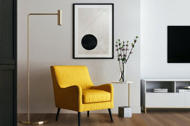 Example of a family room design