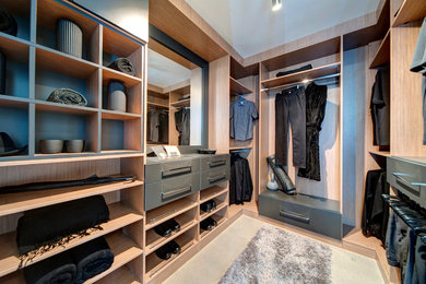 Design ideas for a contemporary storage and wardrobe in Perth.